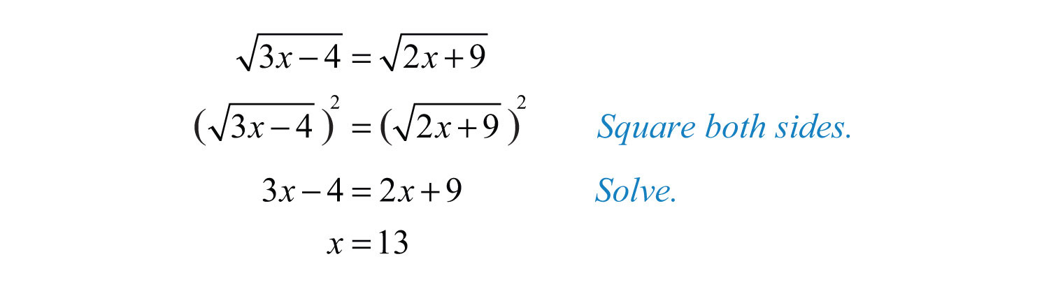 Radical Equation With Two Solutions