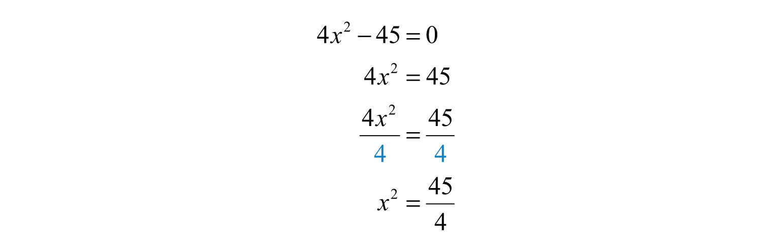 solve a quadratic equation using square roots
