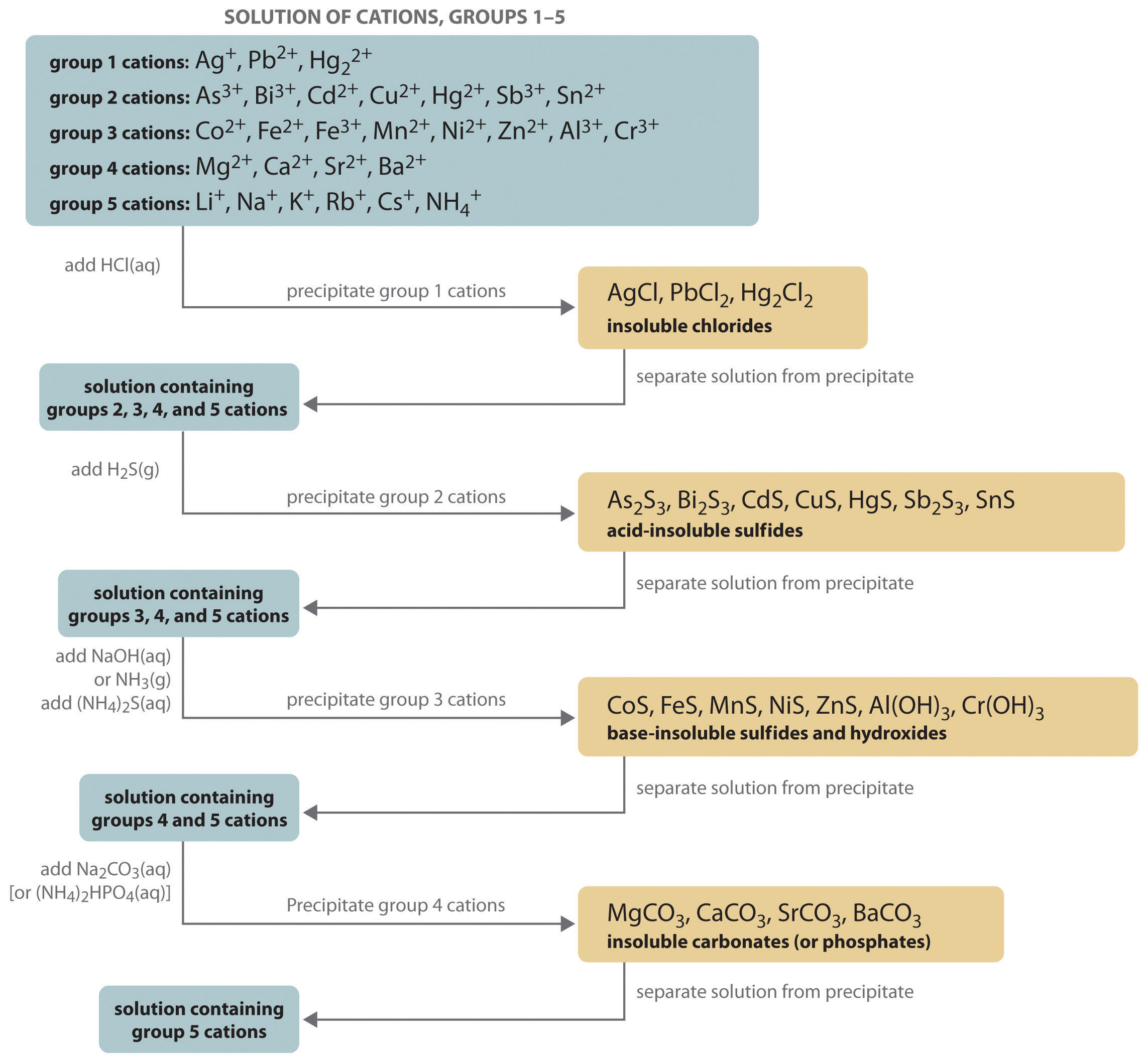 Qualitative Analysis Using Selective Precipitation