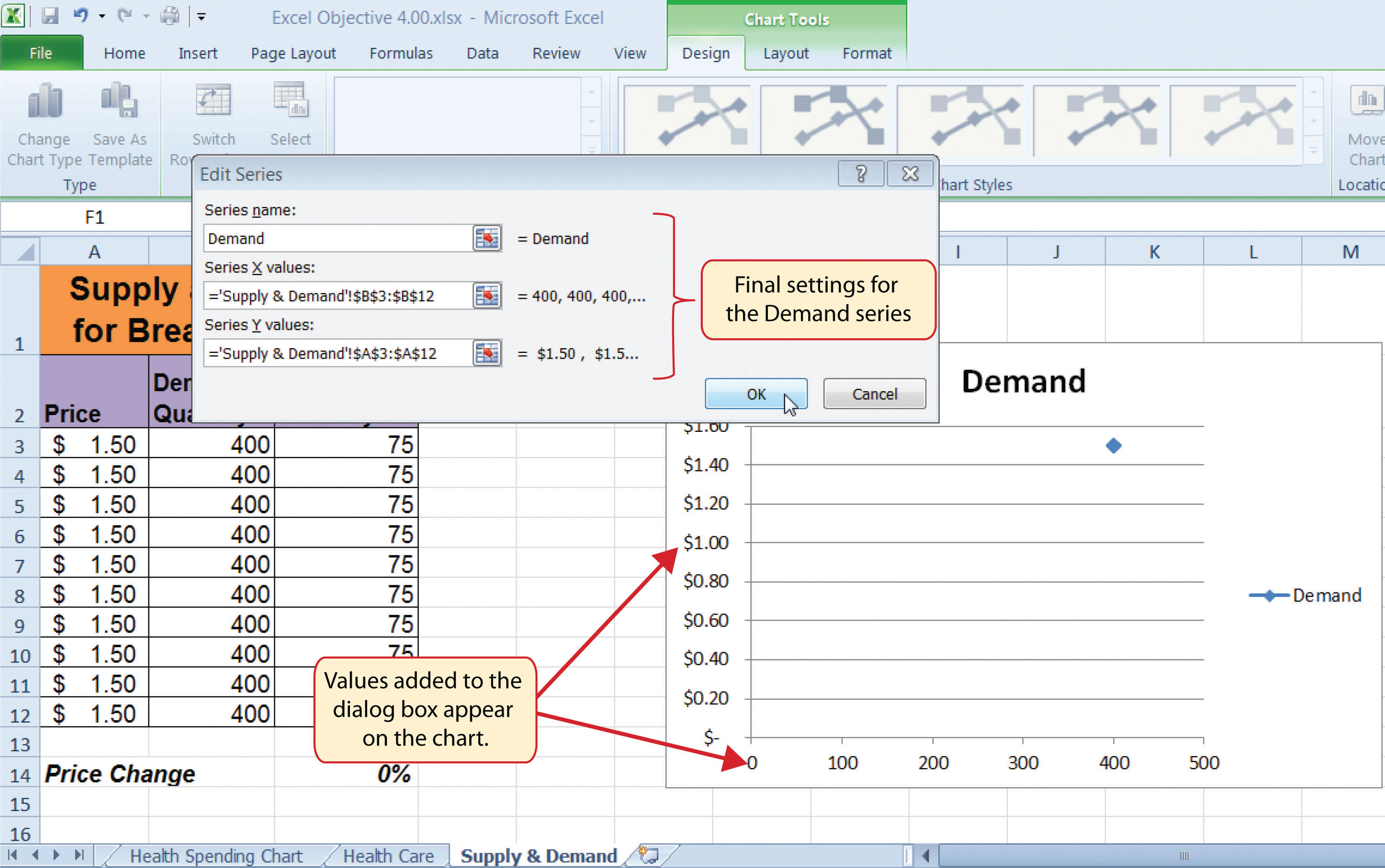 how add data point to scatter chart in excel